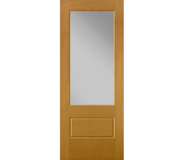 Baltimore 3 Quaters Light Fiberglass Entry Door