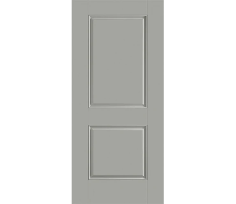 Baltimore Two Panel Square Fiberglass Entry Door